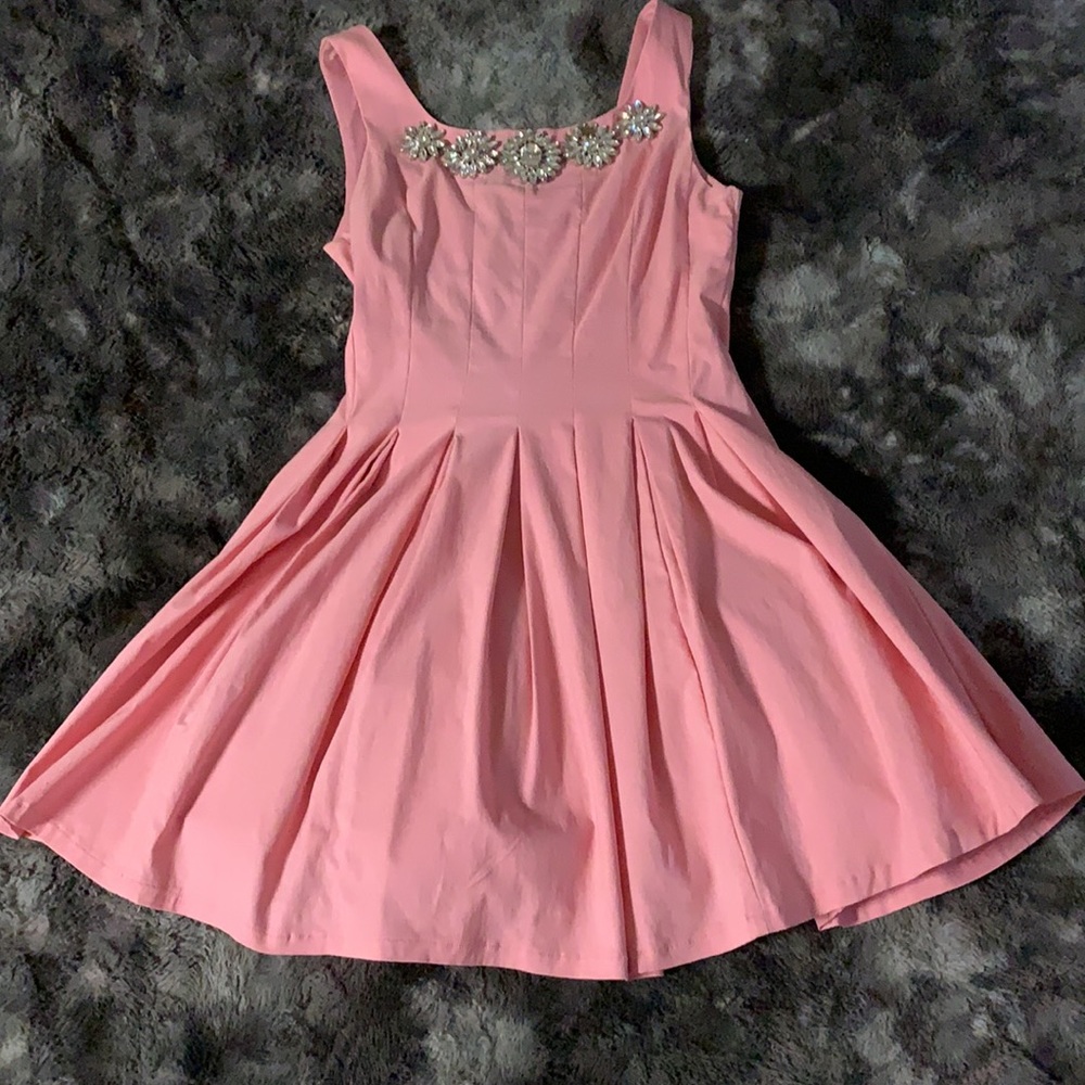 Pink & crystal party dress!